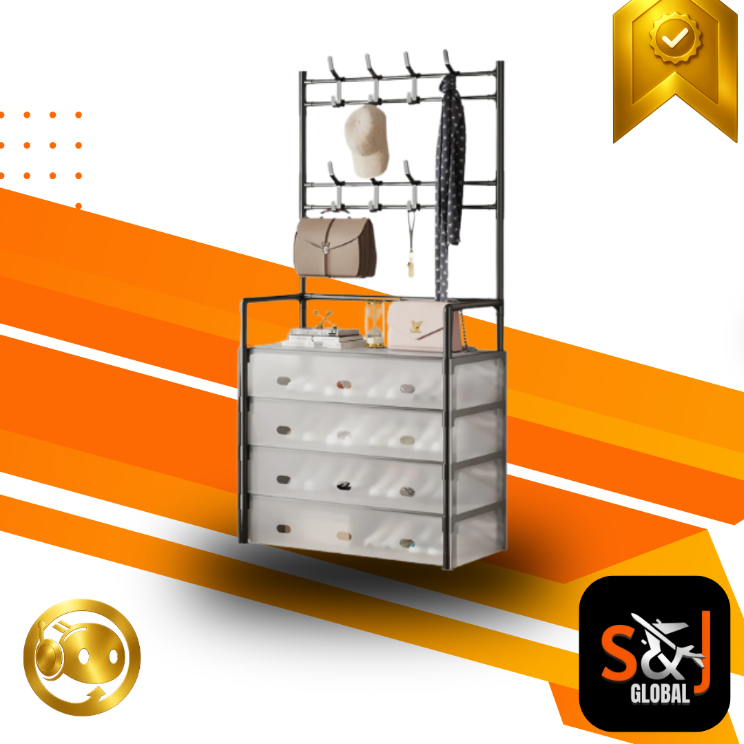 ZAPATERO PERCHERO CON TAPA - 525